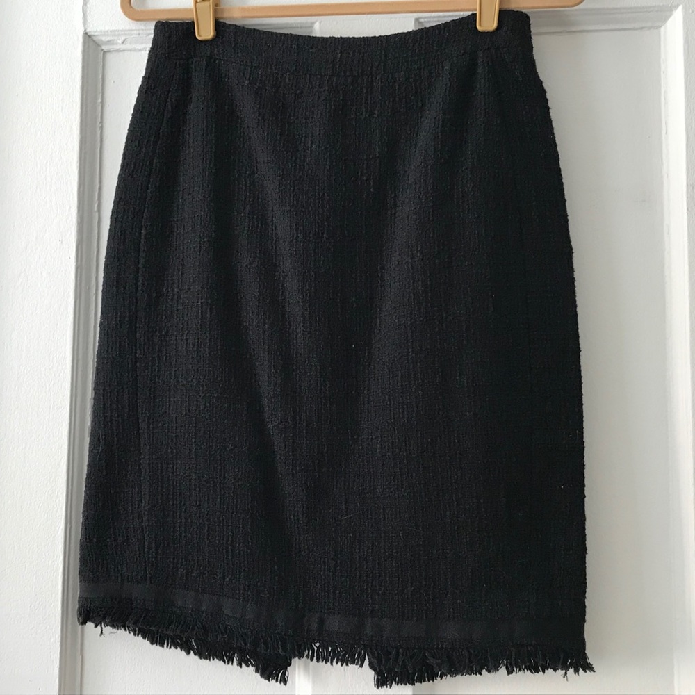 J.Crew Black Pencil Skirt